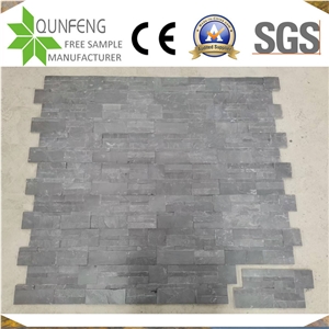 Black Split Culture Stone China Slate Wall Tile