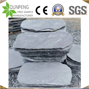 China Black Random Garden Stone Landscaping Walkway Slate