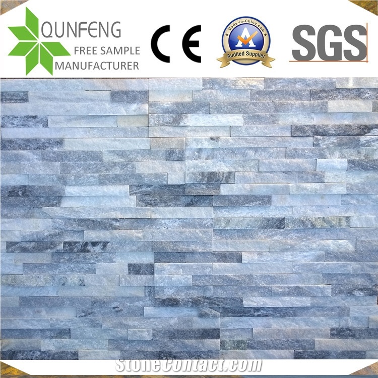 Grey Ledgestone Wall Quartzite Split Face Culture Stone