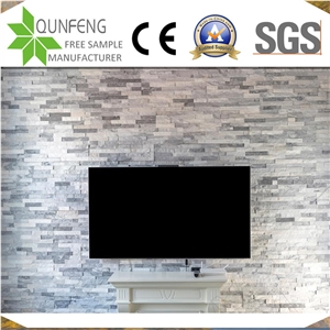 Grey Ledgestone Wall Quartzite Split Face Culture Stone