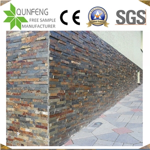 Jiangxi Rusty Slate Wall Cladding Stacked Ledger Stone