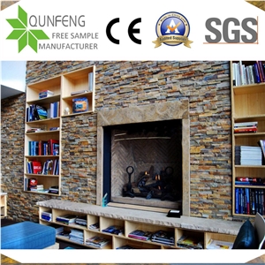 Jiangxi Rusty Slate Wall Cladding Stacked Ledger Stone
