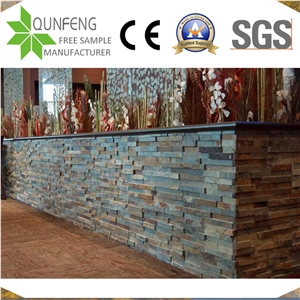Jiangxi Rusty Slate Wall Cladding Stacked Ledger Stone