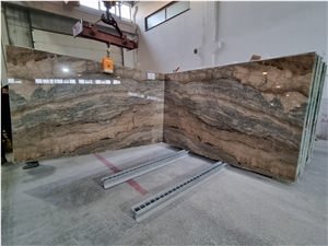 Illusion Grey Marble Slabs Bookmatch