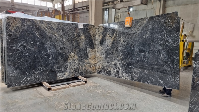 Nero Picasso Marble Slabs