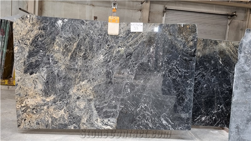 Nero Picasso Marble Slabs