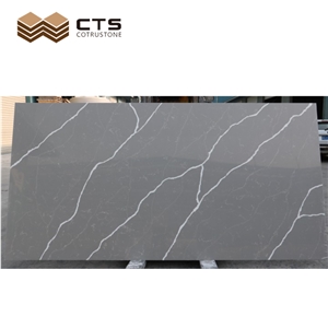 Black Calacatta Quartz Stone Slab High Quality Factory Price