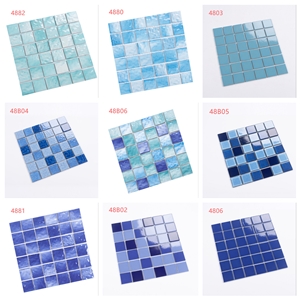 Blue Ceramic Swimmimg Pool Mosaic Wholesaleprice Top Quality