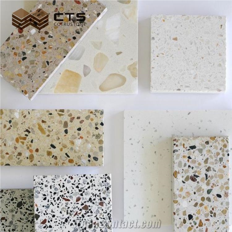 Fancy Color Terrazzo Tiles Interior Floor Artificial Design