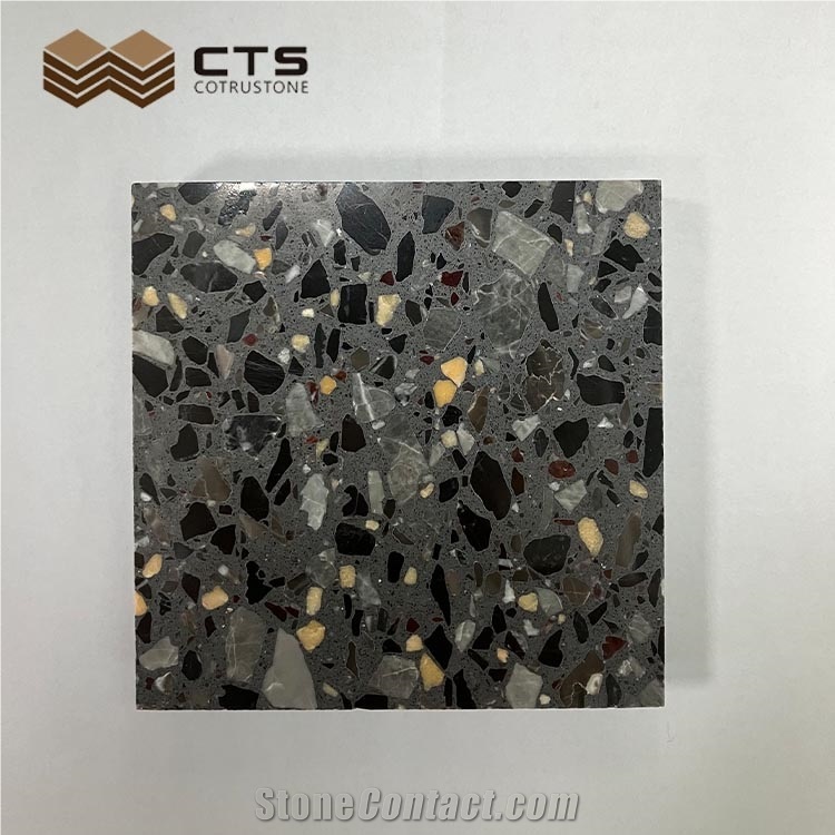 Fancy Color Terrazzo Tiles Interior Floor Artificial Design