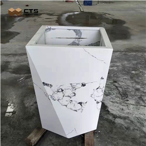 High Quality Artificial Stone Finish Product Quartz Planter