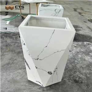 High Quality Artificial Stone Finish Product Quartz Planter