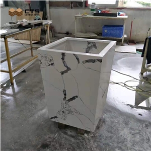 High Quality Artificial Stone Finish Product Quartz Planter