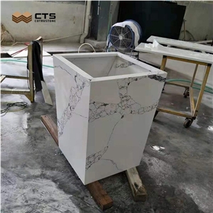 High Quality Artificial Stone Finish Product Quartz Planter