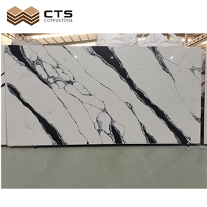 Stock Quartz Lowest Price B Grade Calacatta Series Polishing