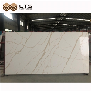 Stock Quartz Lowest Price B Grade Calacatta Series Polishing