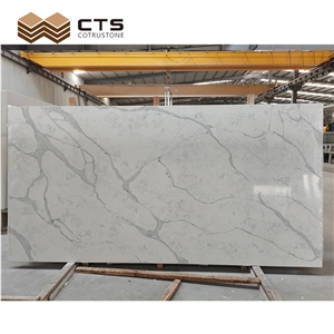 Stock Quartz Lowest Price B Grade Calacatta Series Polishing