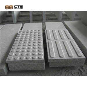 Blind Stone Paver G603 Granite Outside Road Customized Size Tactile Pavers