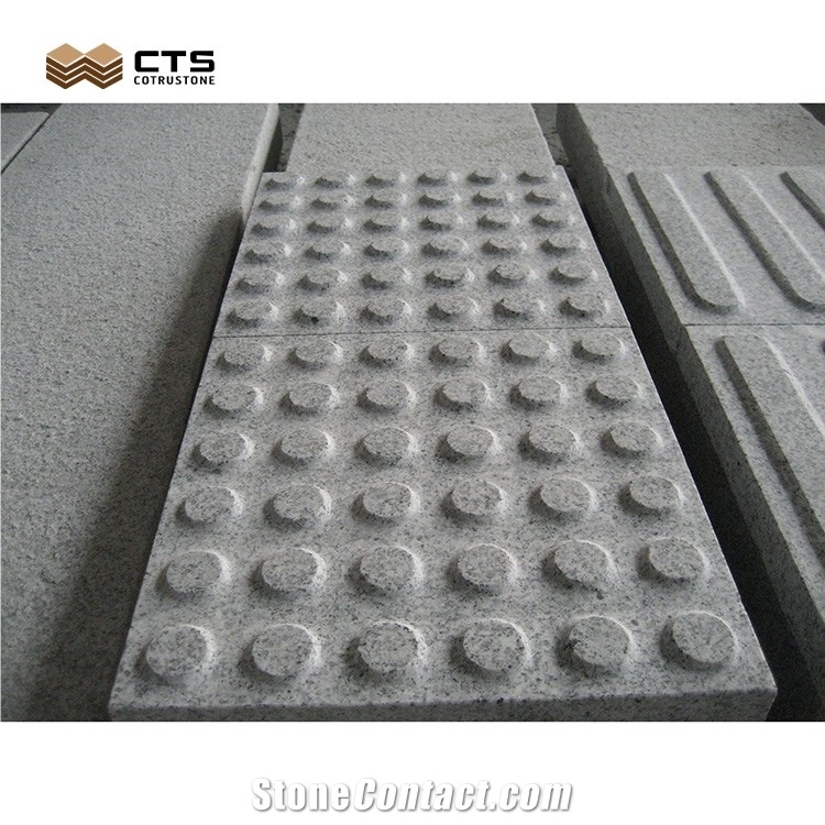 Blind Stone Paver G603 Granite Outside Road Customized Size Tactile Pavers