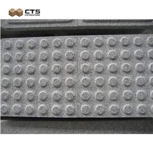 Blind Stone Paver G603 Granite Outside Road Customized Size Tactile Pavers