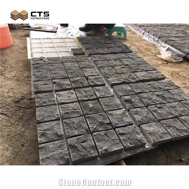 Cheap Andesite Cube Paving Stone For Outdoor Application