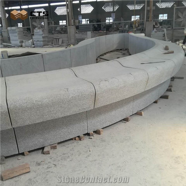G603 Granite Patio Bench, Park Bench, Garden Bench, Street Bench
