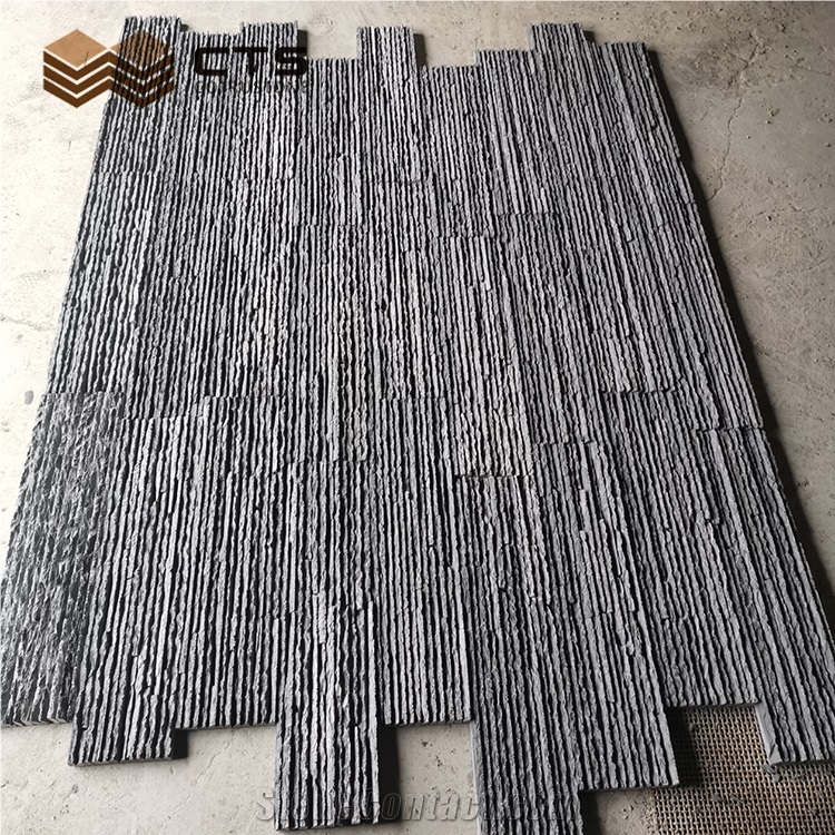 Grey Slate Culture Stone Cheap Nature Outside Cladding Wall