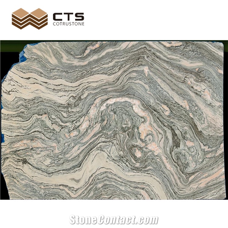 Nature Wooden Feature Cloud Granite Chinese Style Slabs