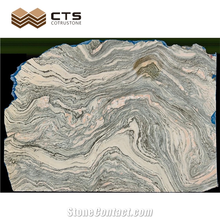Nature Wooden Feature Cloud Granite Chinese Style Slabs