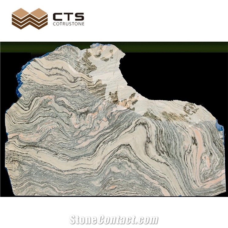 Nature Wooden Feature Cloud Granite Chinese Style Slabs