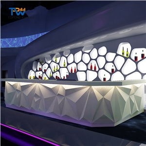 Custom Marble Led Furniture Restaurant Nightclub Bar Counter
