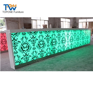Custom Marble Led Furniture Restaurant Nightclub Bar Counter
