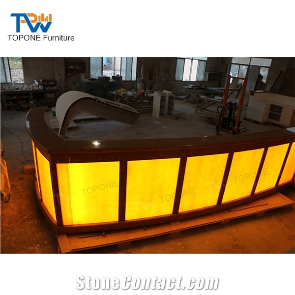 Custom Marble Led Furniture Restaurant Nightclub Bar Counter