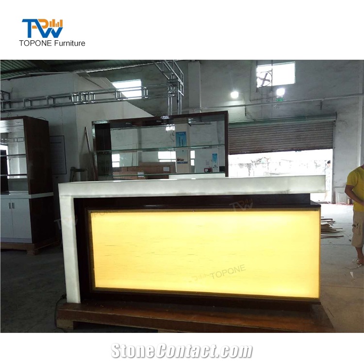 Customized Restaurant Nightclub Wine Led Bar Counter Design