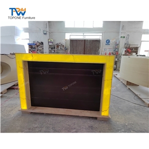 Customized Restaurant Nightclub Wine Led Bar Counter Design
