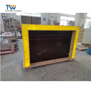 Customized Restaurant Nightclub Wine Led Bar Counter Design