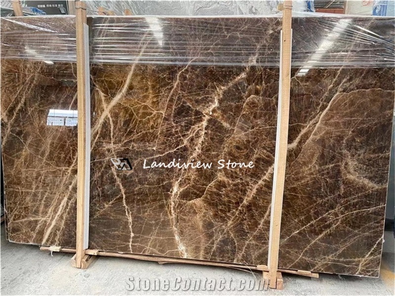 Chocolate Brown Onyx Slabs For Floor And Wall Panels