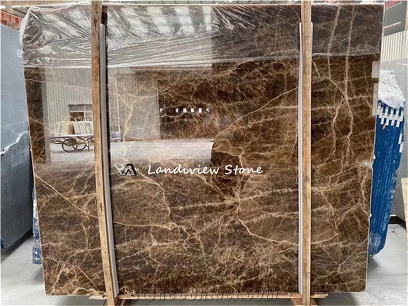 Chocolate Brown Onyx Slabs For Floor And Wall Panels