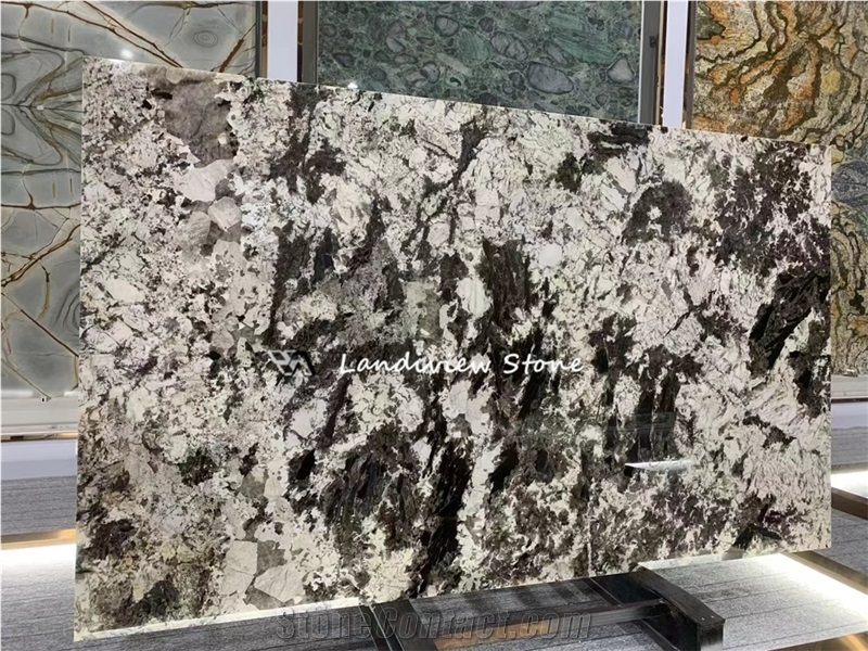Delicatus White Granite Slabs For Wall And Floor