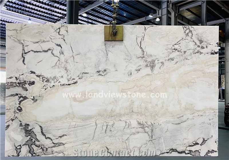 Dover White Oyster White Marble Slabs