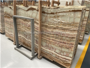 Onice Verde Smeraldo Bamboo Green Onyx Slabs