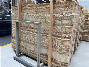 Onice Verde Smeraldo Bamboo Green Onyx Slabs
