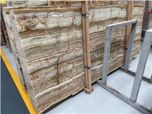 Onice Verde Smeraldo Bamboo Green Onyx Slabs