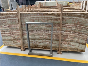 Onice Verde Smeraldo Bamboo Green Onyx Slabs