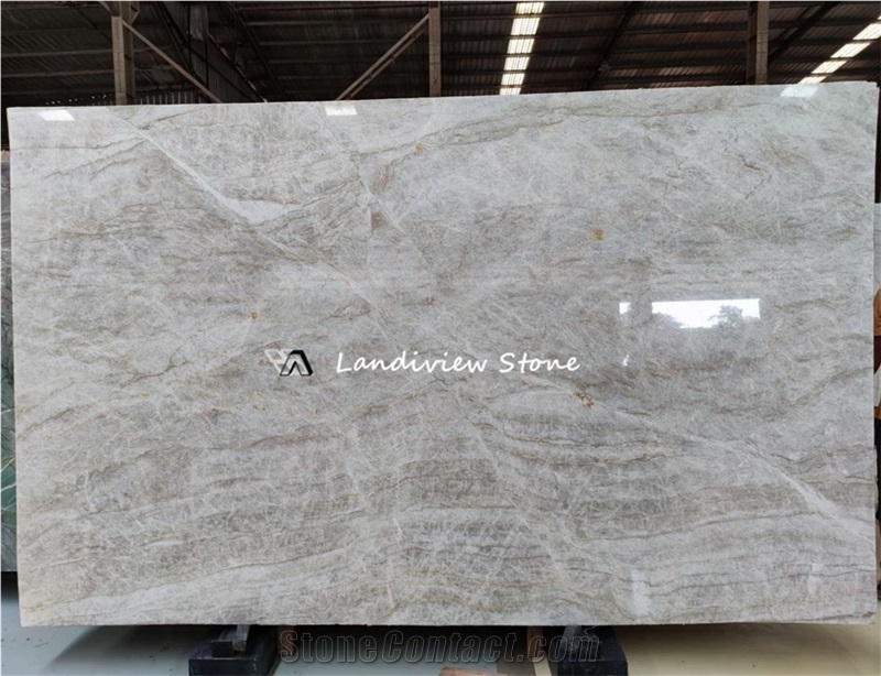 White Quartzite Taj Mahal Quartzite Slabs