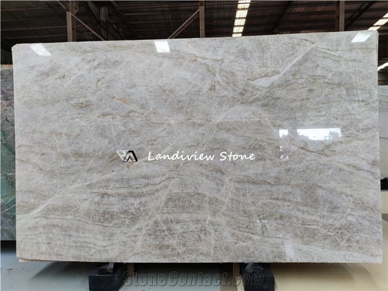 White Quartzite Taj Mahal Quartzite Slabs