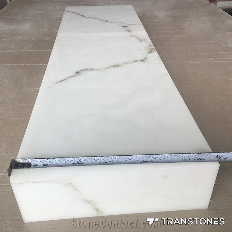 Artificial Alabaster Lightbox Pendant Lamp Wall Sconce