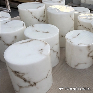 Artificial Alabaster Lightbox Pendant Lamp Wall Sconce