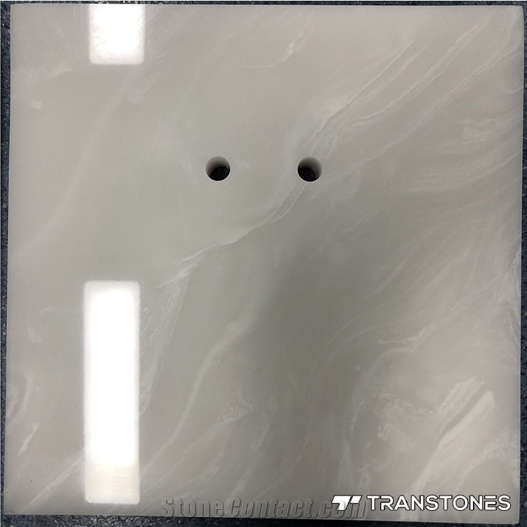 Onyx Look Panel Big Slabs White Alabaster Tiles