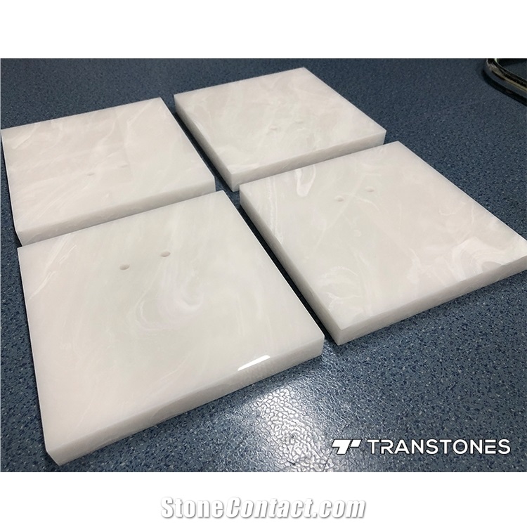 Onyx Look Panel Big Slabs White Alabaster Tiles